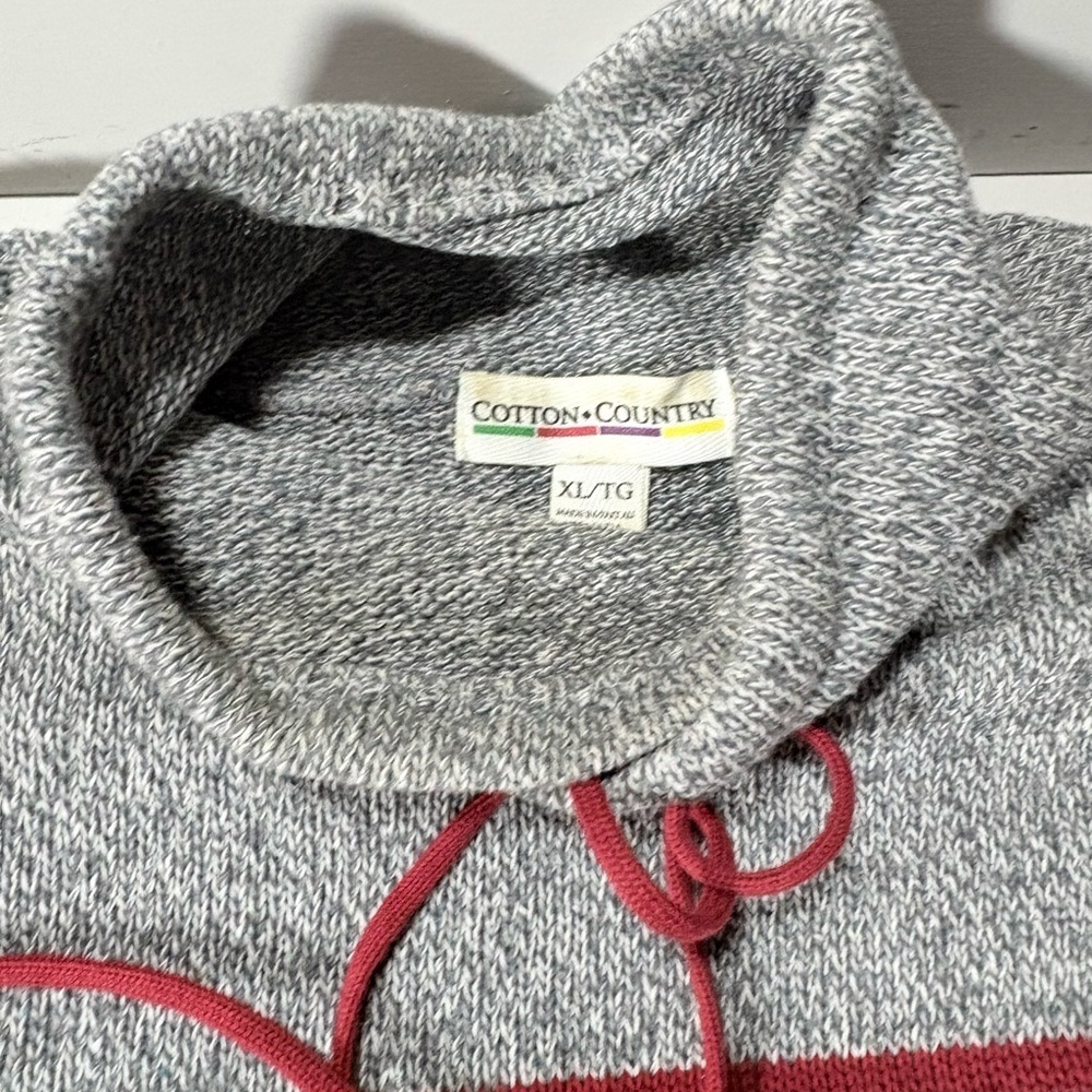 VINTAGE Cotton Country "CANADA" Heavy Knit Sweater XL Made in Canada (Unisex) - Picture 3 of 6